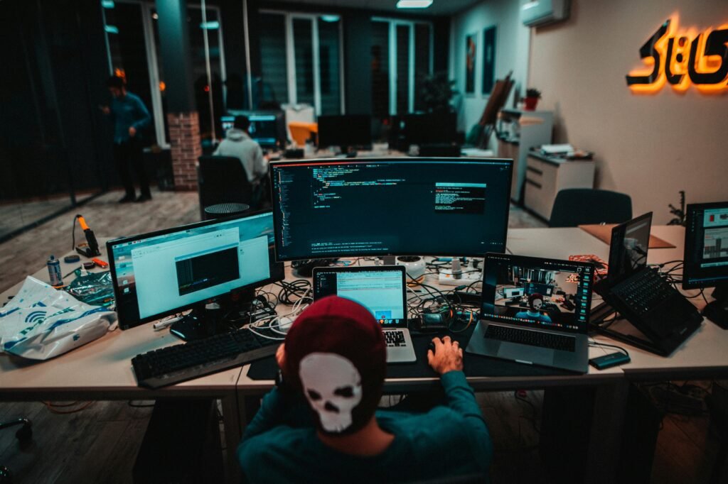 Cybersecurity expert performing Vulnerability Assessment and Penetration Testing on network systems
